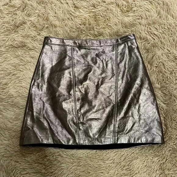 Abercrombie leather skirt - Picture 1 of 4